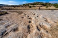 Dinosaur tracks of Comanche National Grassland. La Junta, Colorado.