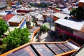 Famous District 13 of Medellin, view from the hill. Royalty Free Stock Photo