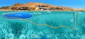 Famous diving site - Blue Hole in Egypt