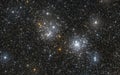 Double Cluster, Perseus Royalty Free Stock Photo