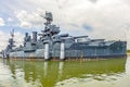 The Famous Dreadnought Battleship Texas Royalty Free Stock Photo
