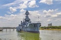 The Famous Dreadnought Battleship Texas Royalty Free Stock Photo