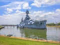 Famous Dreadnought Battleship Texas Royalty Free Stock Photo