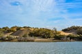 Famous dunes on Gran Canaria (Grand Canary) island, between Maspalomas and Playa del Ingles, National Park, Reserve Royalty Free Stock Photo