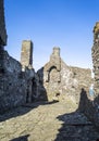 Dunluce Castle ruins at Northern Ireland Royalty Free Stock Photo