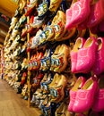 The famous Dutch wooden shoes for sale