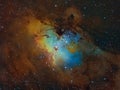 Famous Eagle Nebula with Pillars Of Creation