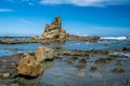 Famous Eagles Nest rock formation near Inverloch.