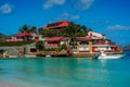 Famous Eden Rock Hotel on the island of Saint Barthelemy Royalty Free Stock Photo