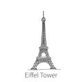 Eiffel Tower drawing sketch