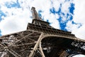 Famous Eiffel Tower in Paris Royalty Free Stock Photo