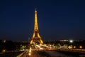 The famous Eiffel tower in Paris
