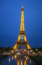 The famous Eiffel Tower, Paris, France.