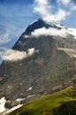 The famous Eiger north face Royalty Free Stock Photo