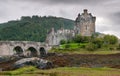 The Famous Eilean Donan Castle In The Lake Of Loch Alsh  At The Highlands Of Scotland