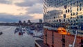 Famous Elbphilharmonie Concert Hall in Hamburg - CITY OF HAMBURG, GERMANY - DECEMBER 25, 2020