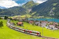 Swiss village Lungern, Switzerland Royalty Free Stock Photo