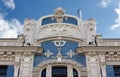The Famous Elizabetes Iela 10b Art Nouveau Building in Riga Royalty Free Stock Photo
