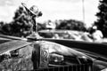 The famous emblem Spirit of Ecstasy on a Rolls-Royce Corniche Royalty Free Stock Photo