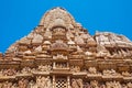 Famous erotic temple in Khajuraho, India Royalty Free Stock Photo