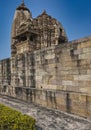 Famous erotic temple in Khajuraho, India Royalty Free Stock Photo