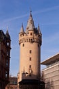 Famous Eschesheimer Turm in Frankfurt Royalty Free Stock Photo