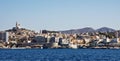 The famous european harbour, old port in Marseille