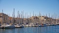 The famous european harbour, old port in Marseille