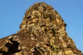 Famous faces of Bayon, the most notable temple at Angkor Thom, Cambodia