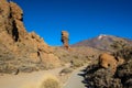 The famous Finger Of God rock. Tenerife Royalty Free Stock Photo