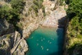 Fiordo di furore cove in Italy Royalty Free Stock Photo