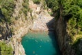 Fiordo di furore cove in Italy Royalty Free Stock Photo