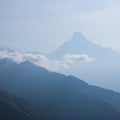 Famous fishtail mountain Machapuchare