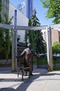 The Famous Five statue aka, Calgary, Canada Royalty Free Stock Photo