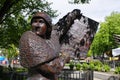 The Famous Five statue aka, Calgary, Canada Royalty Free Stock Photo