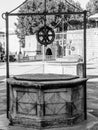 The famous five wells square in Zadar in Croatia Royalty Free Stock Photo