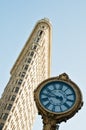 Famous flatiron building in New York City Royalty Free Stock Photo