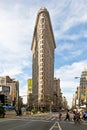 Famous Flatiron building in New York City Royalty Free Stock Photo