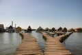 The floating village of Bokod