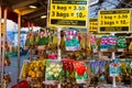 The famous flower market on the Singel in Amsterdam, the Netherlands Royalty Free Stock Photo