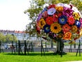 The Famous Flower tree sculpture