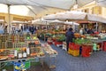 Famous food market at square Campo dei Fiori, Rome, Italy