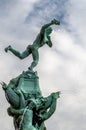 Famous fountain in Antwerp, Belgium Royalty Free Stock Photo