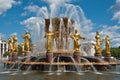 Famous fountain in Moscow