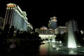 The famous fountains at Caesars Palace Casino and hotel in Las Vegas Nevada Royalty Free Stock Photo