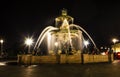 Famous fountains on the place de La Concorde in Paris u