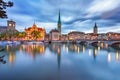 Zurich, the largest city in Switzerland Royalty Free Stock Photo