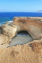 Landscape of Gala beach at Ano Koufonisi island Greece