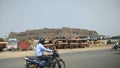 Famous garbage pile outside the city of ahmedabad in Gujarat