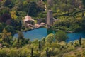 The famous garden of Ninfa in the lazio region